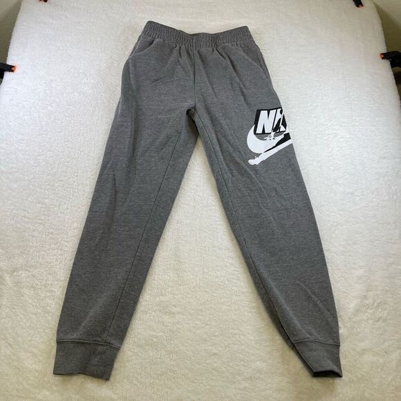Nike Air Jordan Gray Sweats Kids 12-13 Grey Sweatpants - Picture 1 of 12